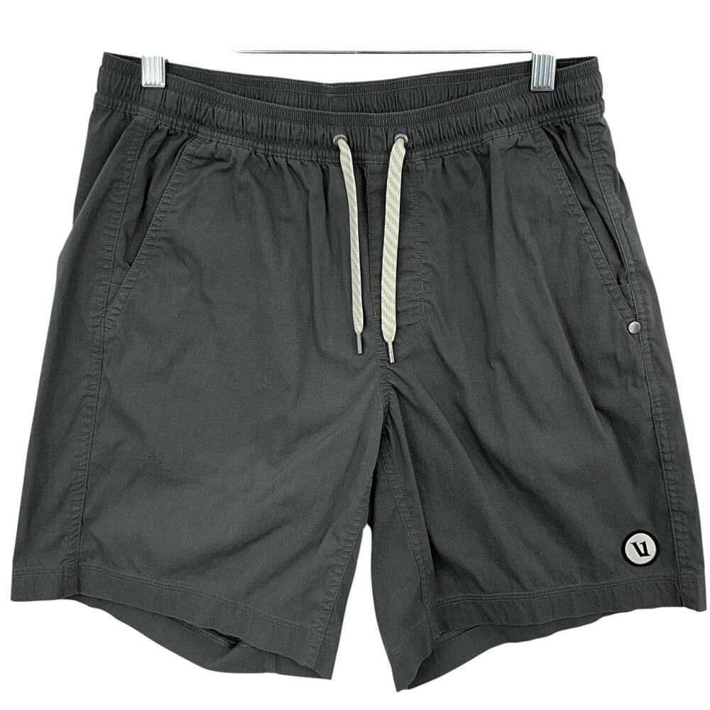 Kore Everyday Short Lined 7" Mens Small Gray Lined Elastic Waist Pockets Stretch